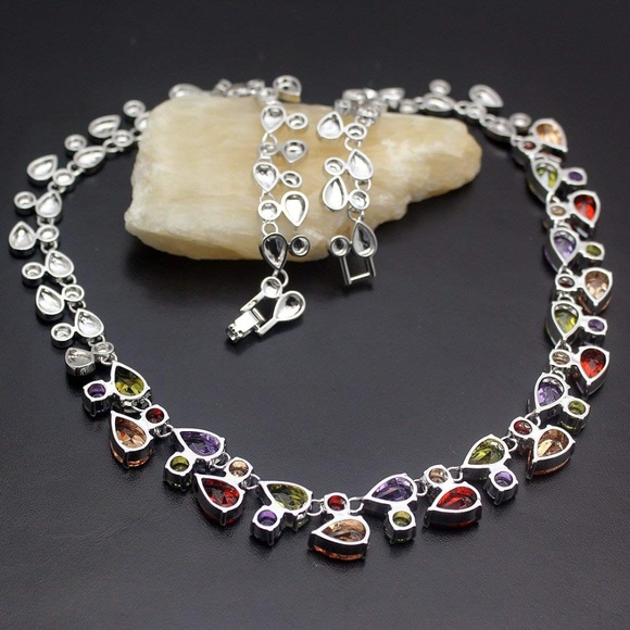 ❤️ Multi Gemstone Necklace - Picture 6 of 10
